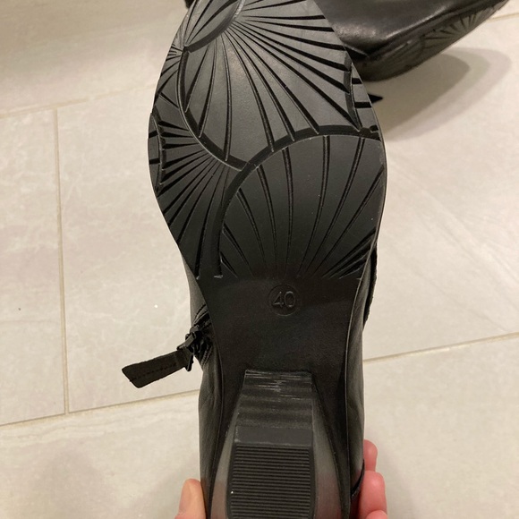 Black Miss Mooz Ankle Boots - Picture 4 of 4